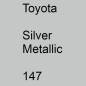 Preview: Toyota, Silver Metallic, 147.